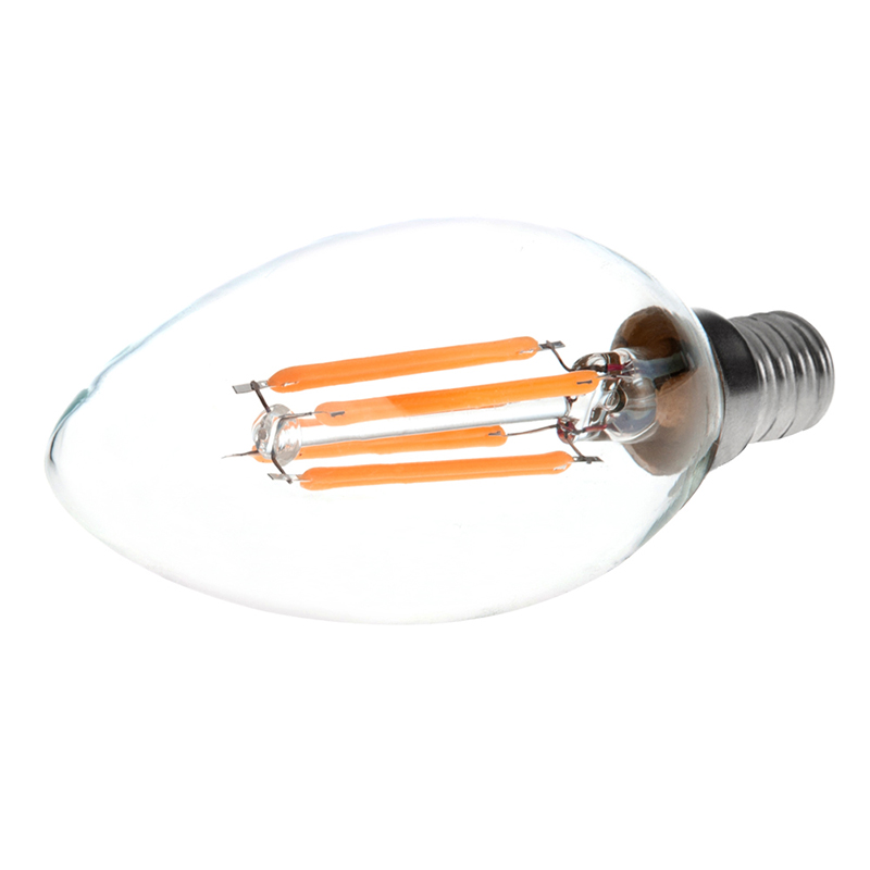 B10 E12 4W LED Vintage Antique Filament Light Bulb, 40W Equivalent, 4-Pack, AC100-130V or 220-240V B10 E12 4W LED Vintage Antique Filament Light Bulb, 40W Equivalent, 4-Pack, AC100-130V or 220-240V